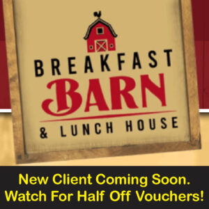 Breakfast Barn & Lunch House Half Off Vouchers